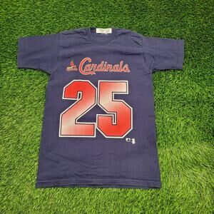 Vintage 1998 Cardinals Shirt Medium 19x28 Mark-McGwire